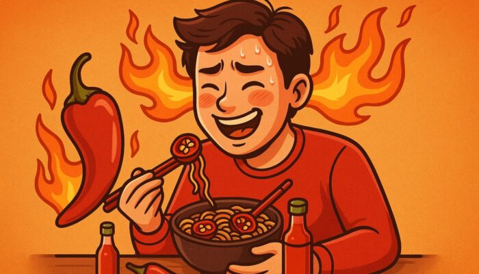 Kekuatan Makanan Pedas Hilangkan Pusing