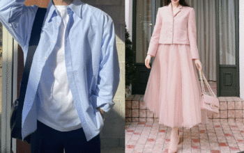 Warna Biru dan Pink